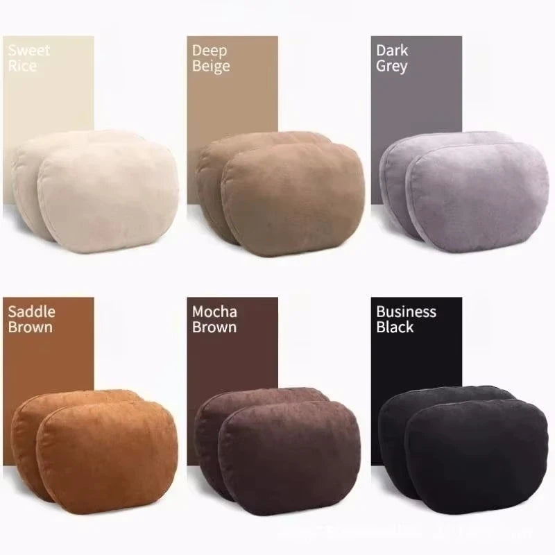 High-Quality Car Headrest Neck Support Seat S Class Soft Universal Adjustable Car Pillow Neck Rest Cushion Relieve Fatigue