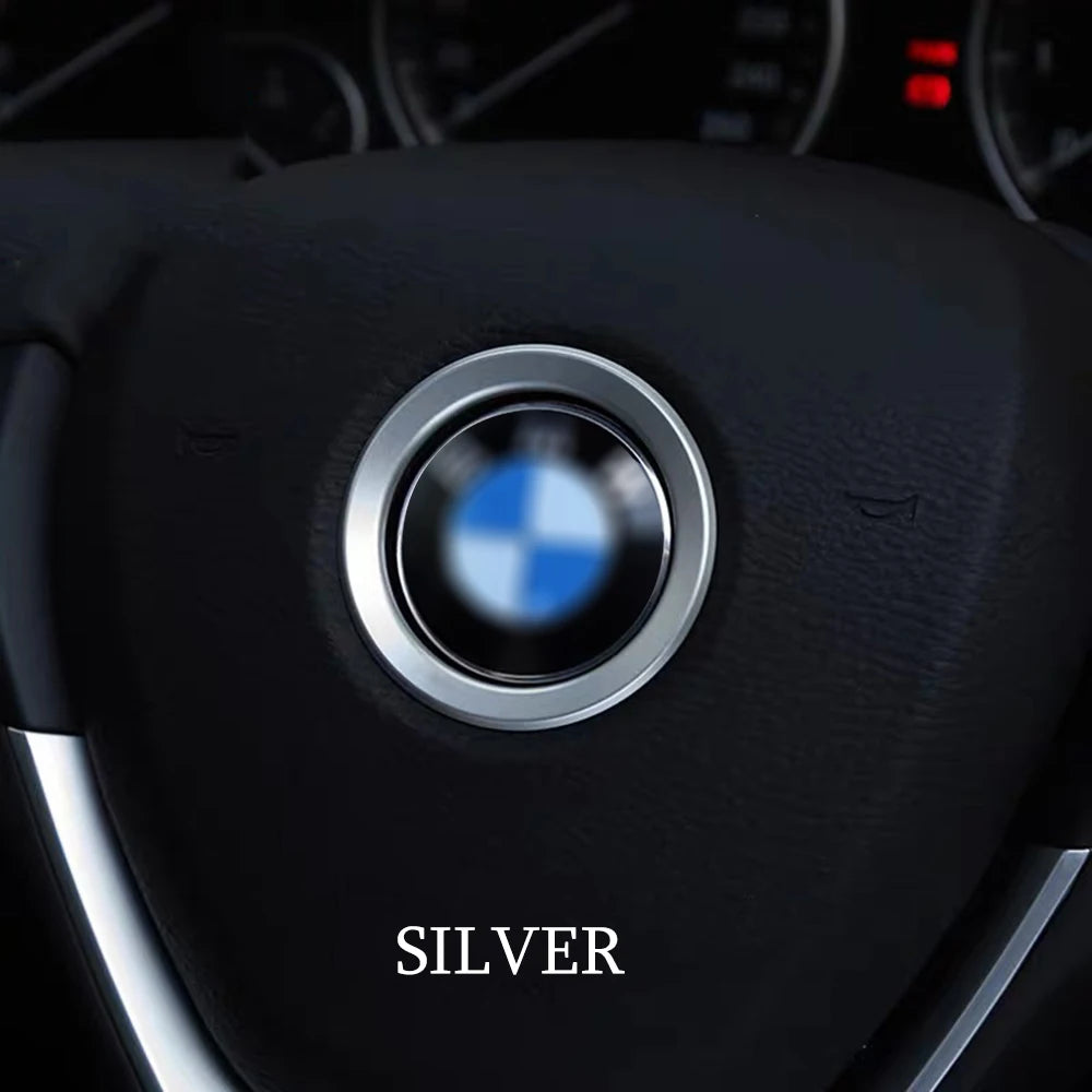 Car Styling Decoration Ring Steering Wheel Circle Sticker for BMW 1 2 3 5 Series M3 M5 E36 E46 E60 E90 E92 F30 F31 F25 X1 X3 X5