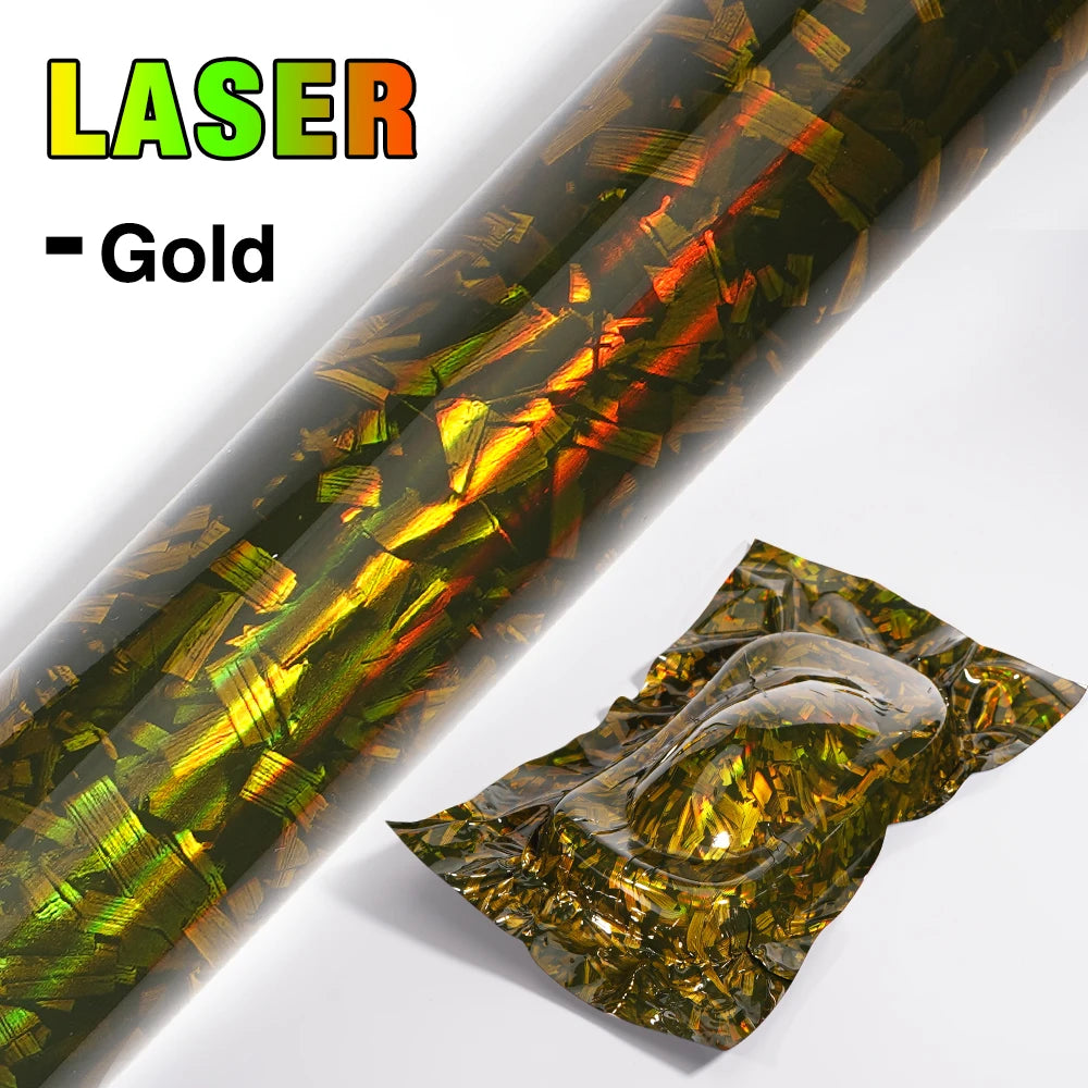 50/30cm*300cm High Glossy Black Gold Silver Red Forged Carbon Fiber Vinyl Wrap Film on the Hood Adhesive Vinyl for Car Stickers