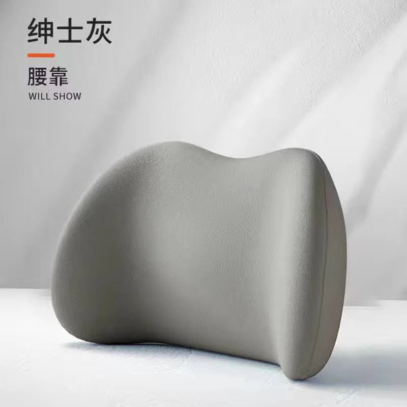 Car Headrest/Lumbar Support Car Neck Pillow Waist Cushion Driver Seat Backrest Car Cushion Driving Lumbar Support Waist Support