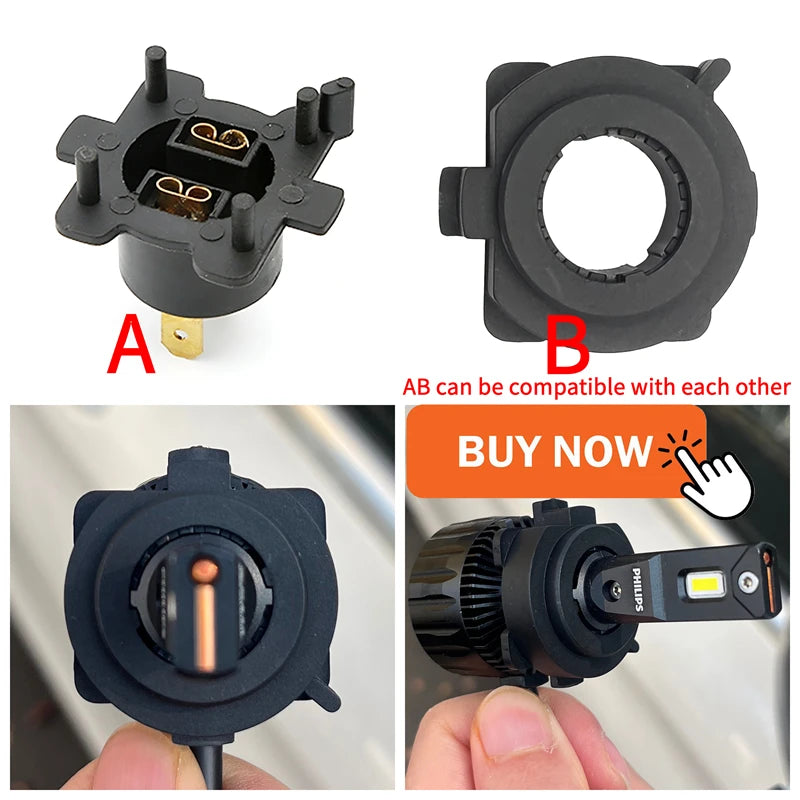 Philips Ultinon Rally 3551 LED H4 H7 H11 HB3/4 H18 H19 HIR2 Car Headlight 6500K White Max Power 100W Max Lumen 9000lm LED Bulb