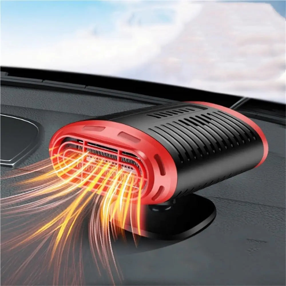 12V Electric Car Heater Portable 360 Degree Adjustable Cooling Fan Air Purifier Windscreen Defogging Defroster Energy-Saving