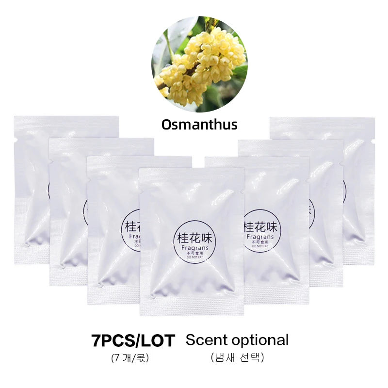 7pcs Car Air Freshener Supplement Solid Fragrance Scent Air Outlet Perfume Refill Tablets Ocean Lemon Lavender Fillers
