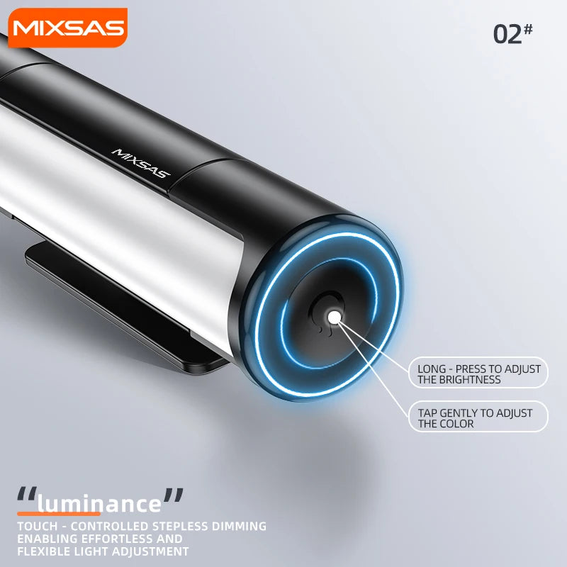 MIXASA 3-Color Car LED Touching Light 695 Portable  Hanging Reading Car Interior Light Illumination Handheld Lamp 트렁크 조명
