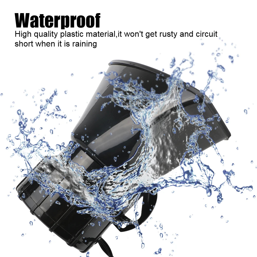 7 Sounds 12V 100W 120DB Loud Car Horn Car Warning Alarm Megaphone Police Siren Air Horn Speaker Multi-tone & Claxon Horn