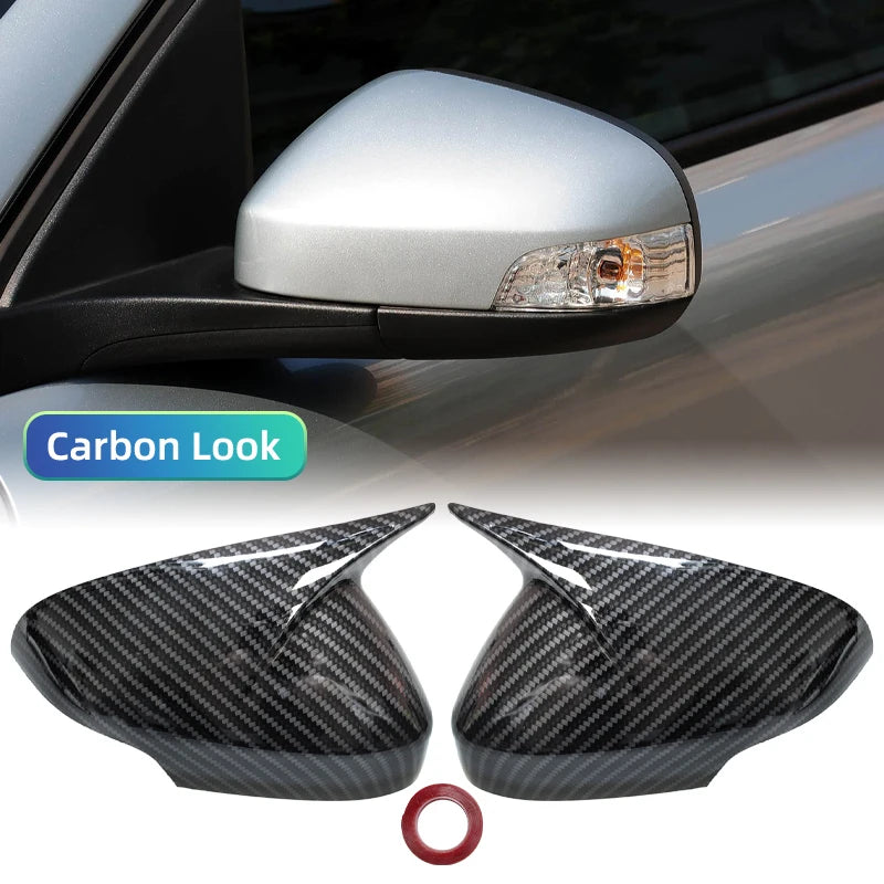 For Volvo C30 C70 S40 S60 V40 V50 V70 2008- 2010 M style Rearview Mirror Cover Cap Real Carbon Fiber