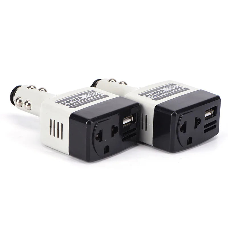 1PC DC 12/24 V to AC 220 V/USB 6 V Car Power Inverter Adapter Mobile Auto Power Car Charger Converter With USB Interface
