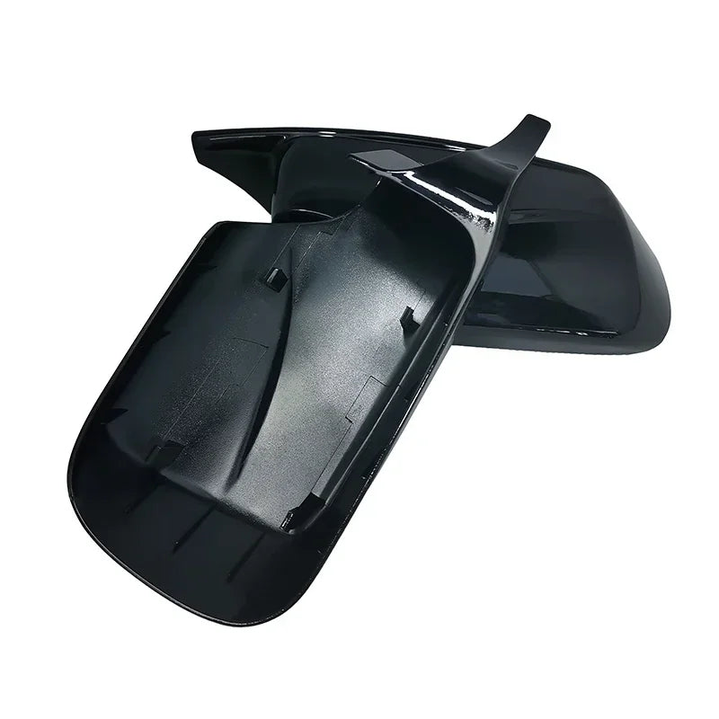 For BMW E46 E39 4 Door 3 Series 1998-2005 High Quality Door Rearview Mirror Cover Cap Side Black 2021 M3 M4 Style