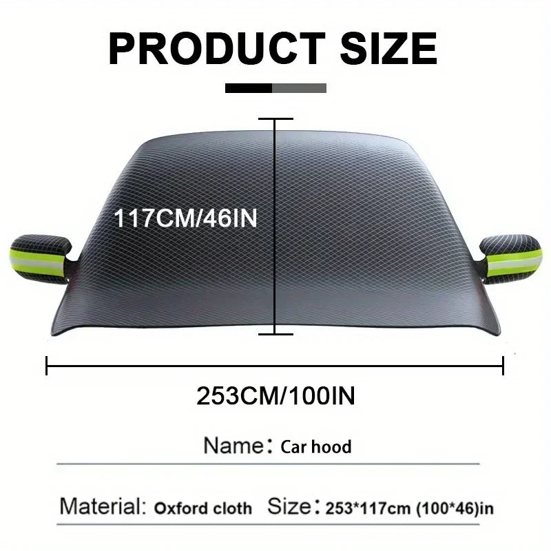 Windshield Cover Car Snow Cover Four Seasons Universal Sunscreen Insulation Windshield Cover Front Window Protector Snow-proof
