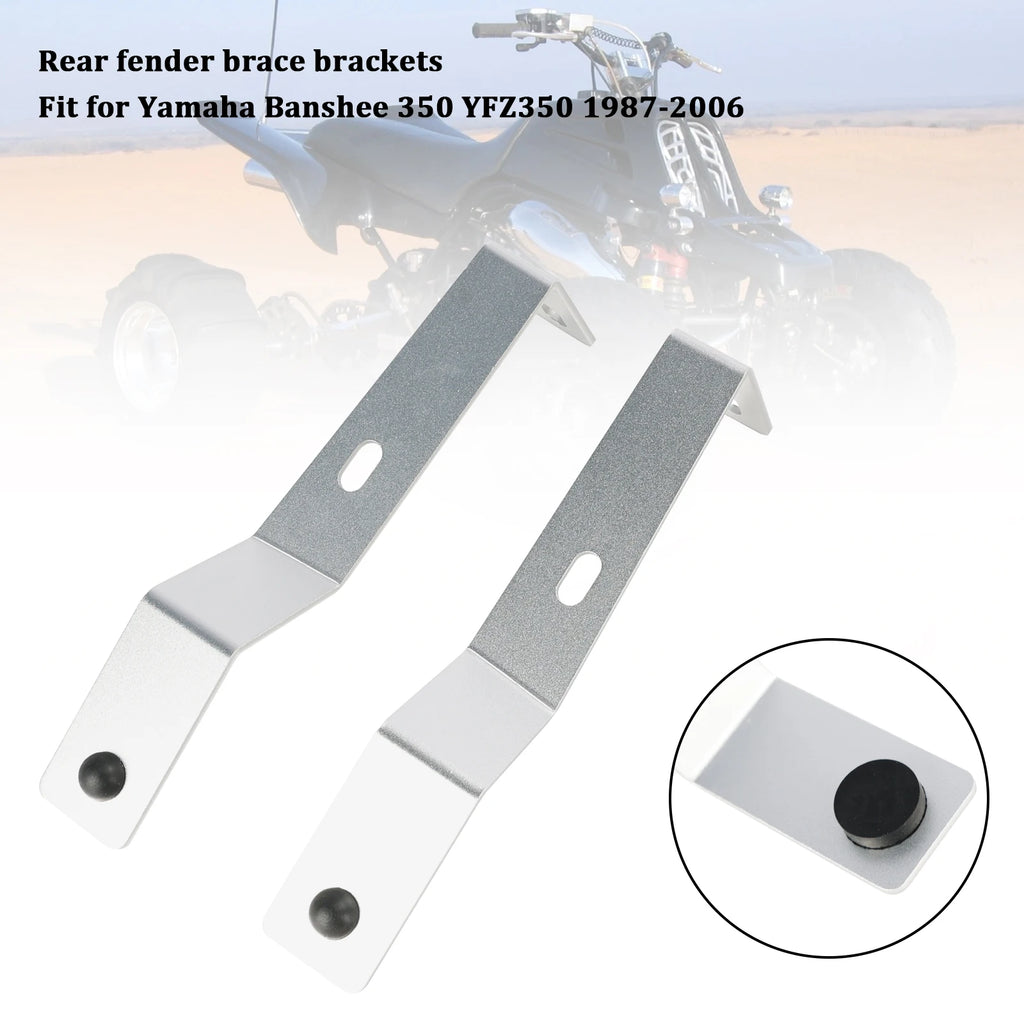 Topteng Billet Rear Fender Brace Brackets Stays For Yamaha Banshee 350 YFZ350 1987-2006
