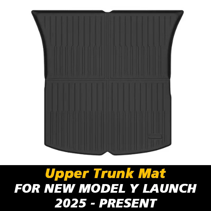 For New Tesla Model Y Launch 2025+ Juniper TPE Floor Mat & Cargo Liner All Weather Trunk Mats Floor Liner Seat Backrest Mats