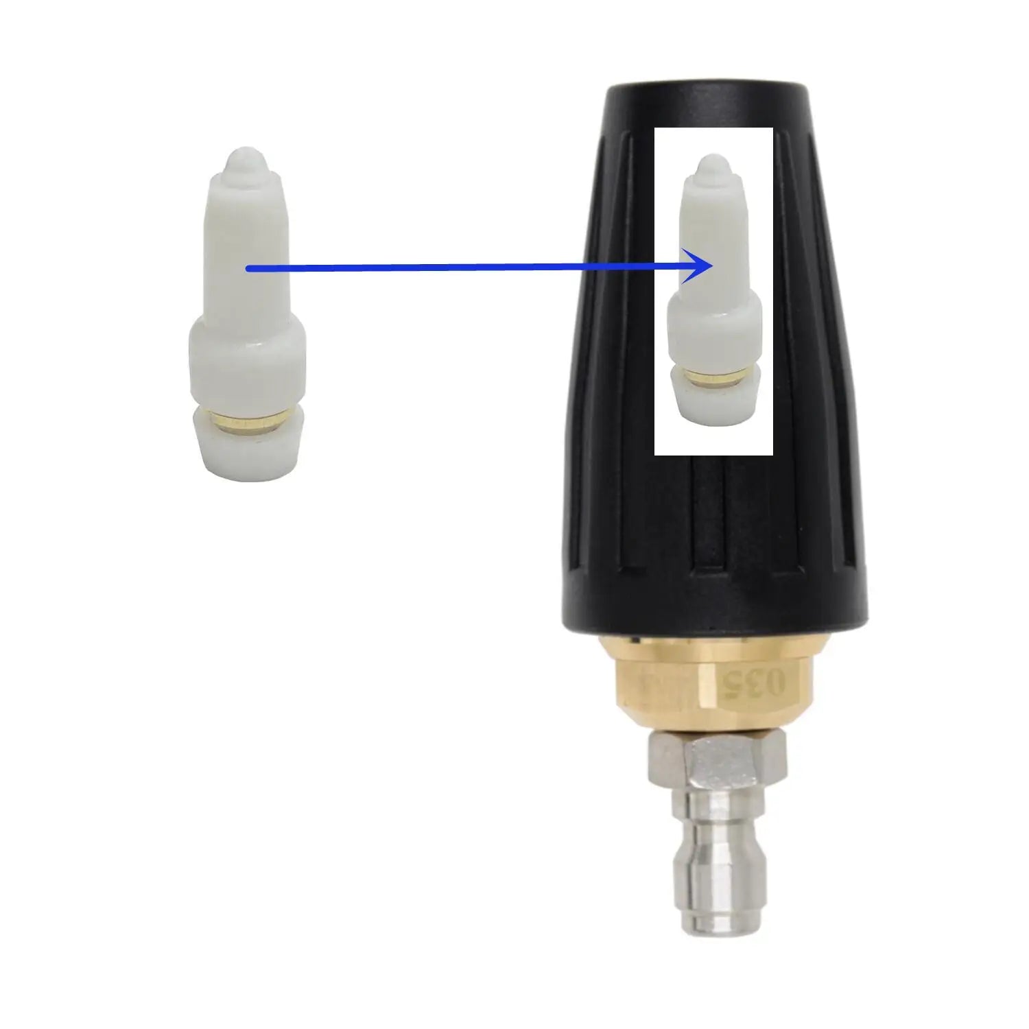 1 PC Replacement Ceramic Core Tip For High Pressure Rotating Turbo Sprayer Repair Kit