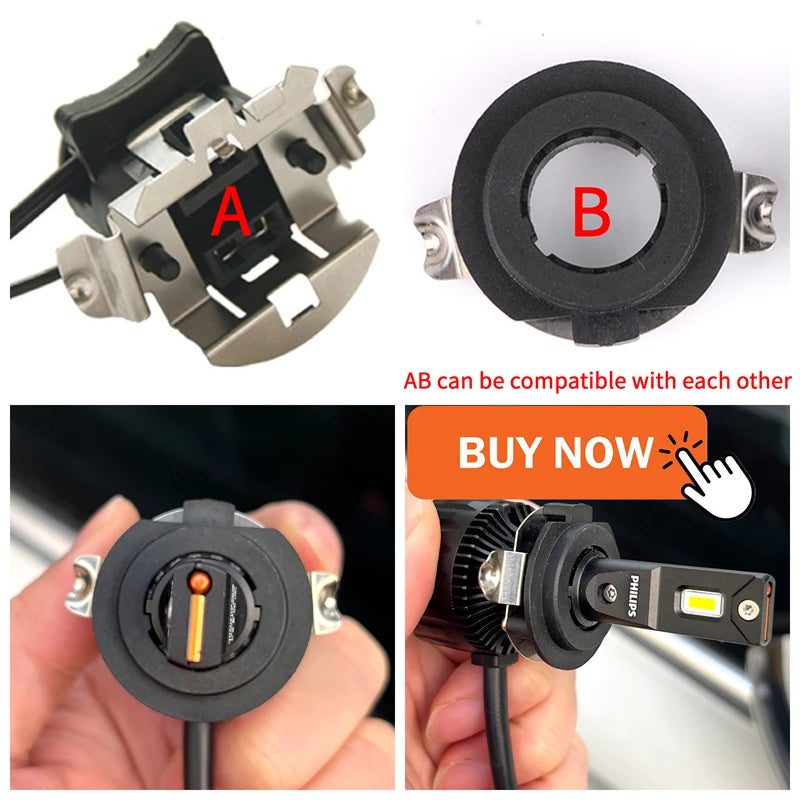 Philips Ultinon Rally 3551 LED H4 H7 H11 HB3/4 H18 H19 HIR2 Car Headlight 6500K White Max Power 100W Max Lumen 9000lm LED Bulb