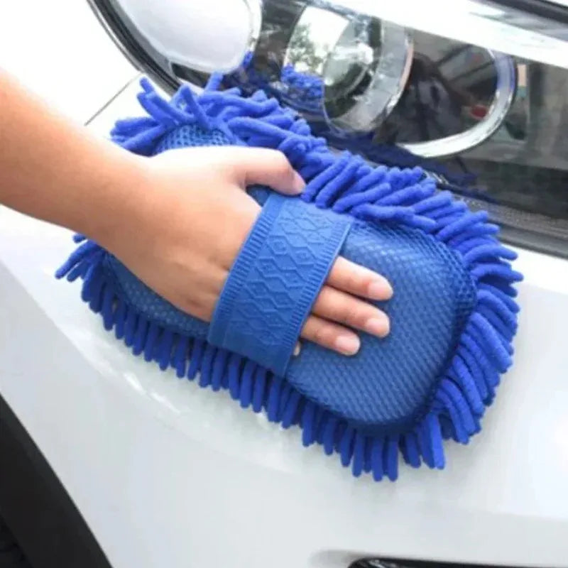 Ultra Fine Fiber Car Wash Machine Sponge Brush Cleaning Car Care Details Brush Washing Towels For Mini Seat Opel Car Accessories