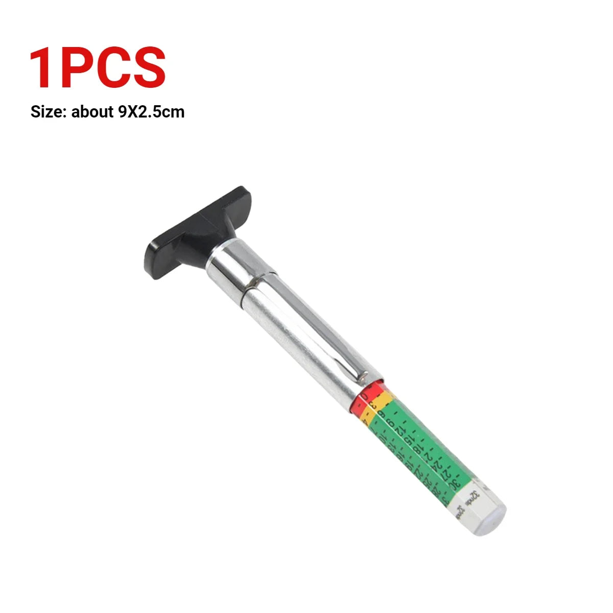 1-10PCS 25mm Car Tyre Tire Tread Depth Gauge Meter Caliper Thickness Gauges Monitoring System Tire Wear Detection Measuring Tool