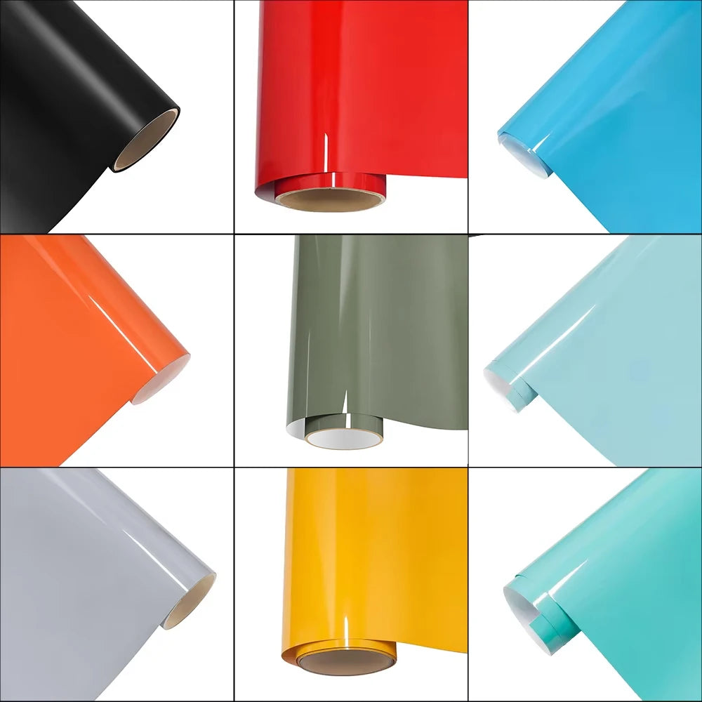 Car Wrap Vinyl Film Vehicles Glossy Colors Change Modified Cover Auto Partial Body Vehicles Motorcycles Stickers Accessories