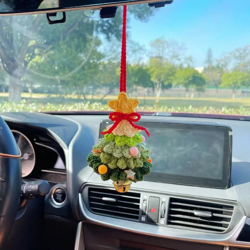 Hot selling car plant ornaments, car decorations, rearview mirror pendants, creative woolen accessories inside the car