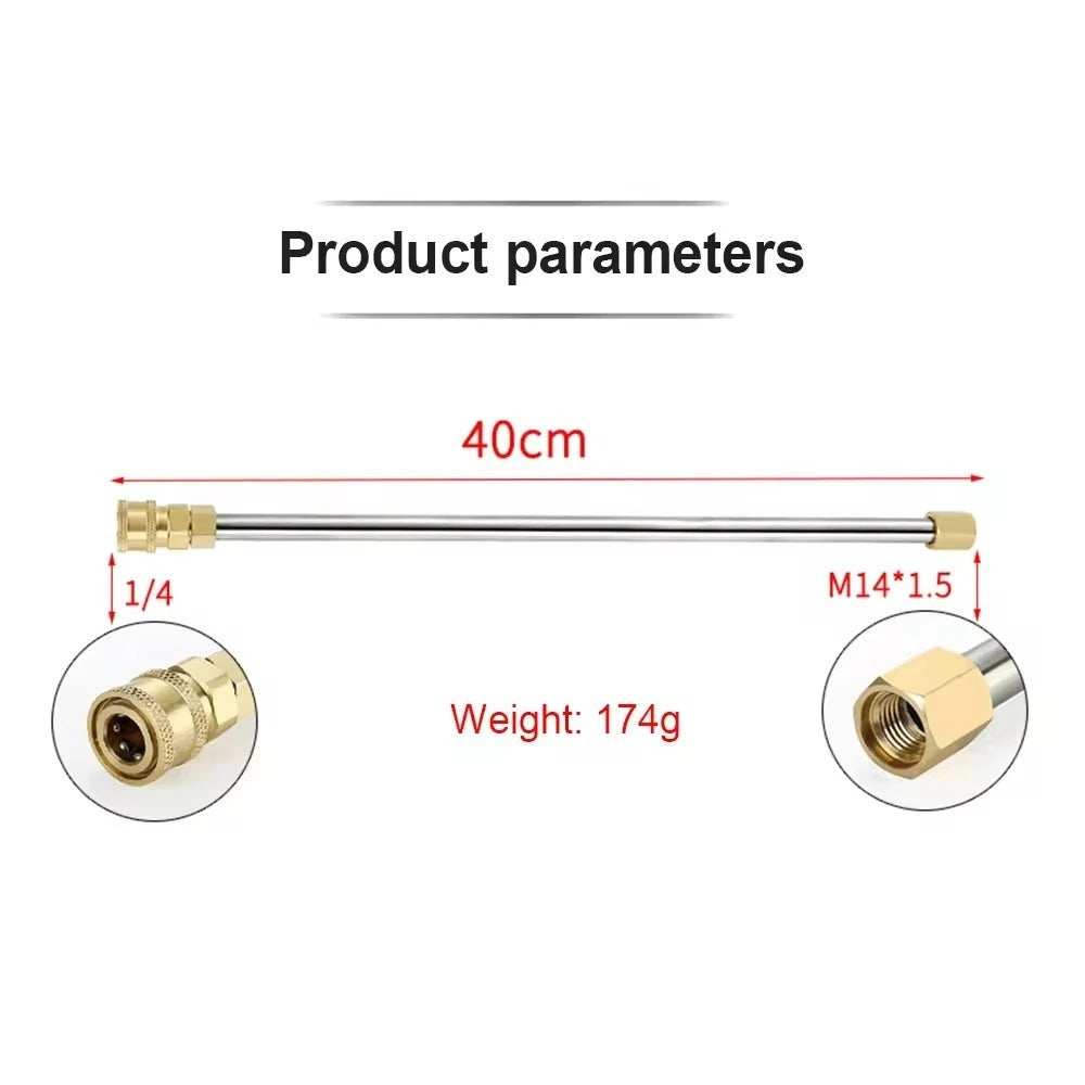 Car Washer High Pressure Water Spray Gun Extention Wand for High Pressure Washer