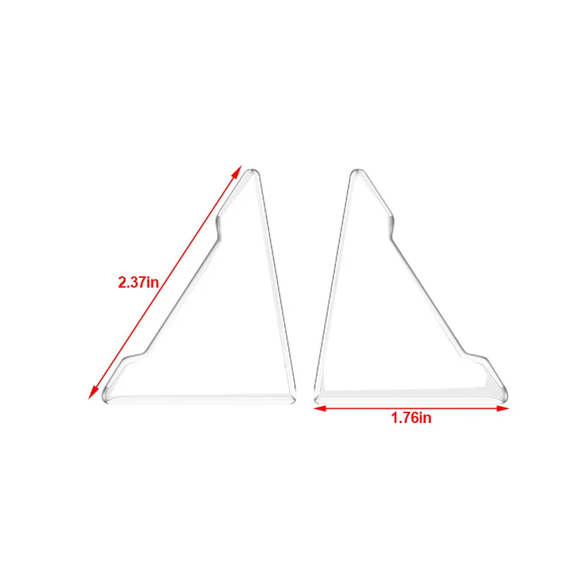 2/4PC Universal Car Door Corner Anti-collision Covers Transparent Silicone Protector Anti-Scratch Stickers Door Protection Cover