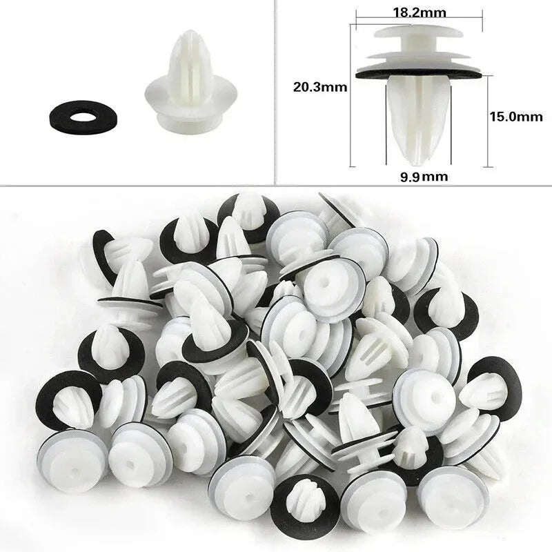 20-100pcs Car Door Panel Clip Auto Bumper Fastener Rivet Clip Car Fender Dashboard Door Clip Panel Retainer Car Accessories