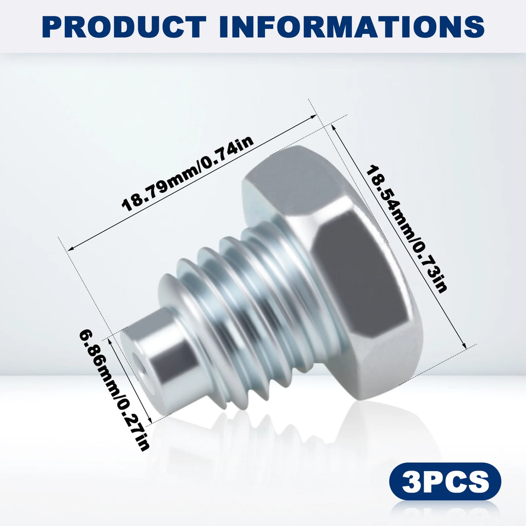 Floor Jack Handle Bolts for 3 Ton 4 Ton Hydraulic Floor Jacks, Horizontal Car Jack Top Handle Screws Essential Floor Jack Parts