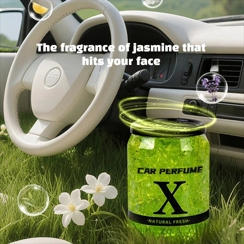 220g Solid Car Perfume Air Freshener Durable Deodorant Gel for Bedroom Living Room Bathroom Shoe Cabinet General Fragrance