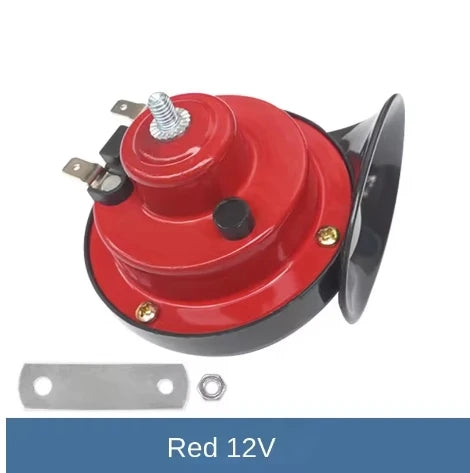 Super Loud 12V Snail Car Horn - Multiple Tones to Choose From