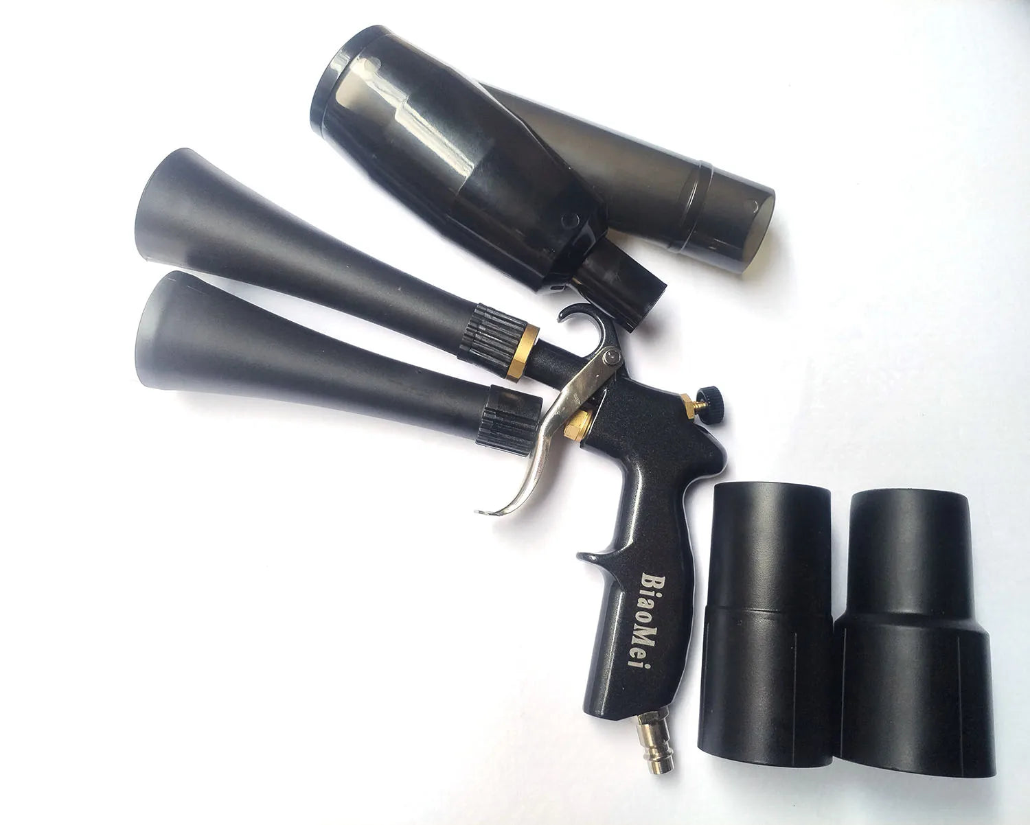 Car Interior Detailing Air Tornado Blow Gun &vacunm Gun ,Tornador Cleaning Gun Quickly Blasts Dirt and Dust