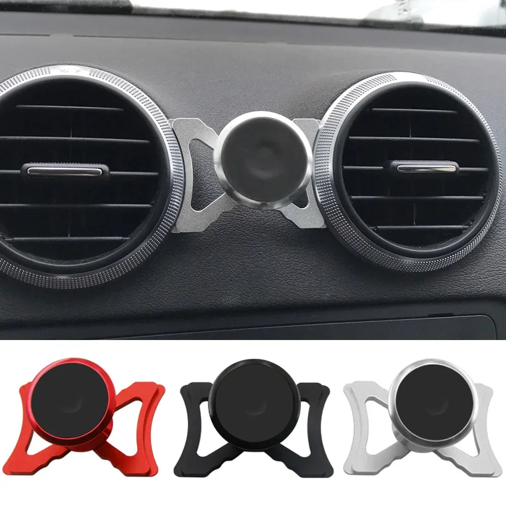 A3 Car Phone Magnetic Holder For Audi A3 S3 RS3 Sportback Outlet Clip 360 Degree Adjust Mount Mobile Phone Stand GPS Bracket