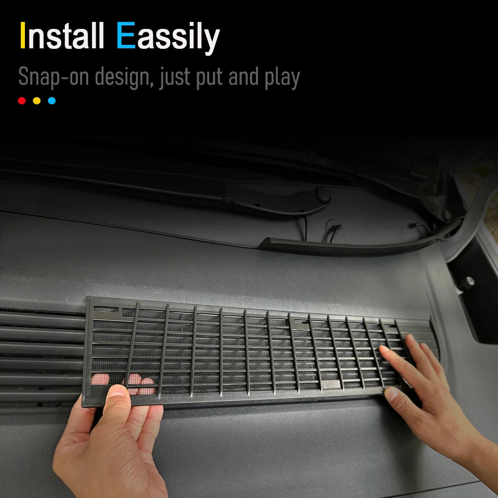 For Tesla Model Y Juniper 2025 Insect-proof Net Front Trunk Anti Insect Dust Proof Inner Vent Grille Air Inlet Protective Cover