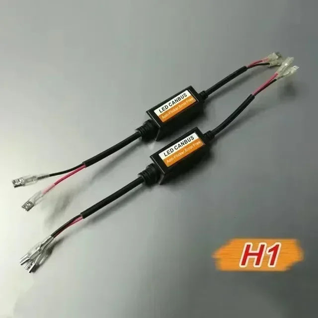 NEW 1/4PCS H1/H4/H7/H11/9005/9006 Automotive LED Decoder Black Anti-Flicker LED Canbus Decoder Fault Eliminator Auto Accessory