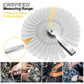 0.04mm-0.88mm Feeler thickness Gauge Inch Spark Plug Stainless Steel  Gauge Thickness Gauge For Measurement Gap inspection tools