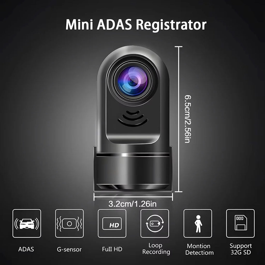 TAVALER Mini HD Car Video Recorder DVR Dash Cam 24 Hours Parking Monitor Car  Driving Record 720P/1080P HD USB/WIFI Dash Camera
