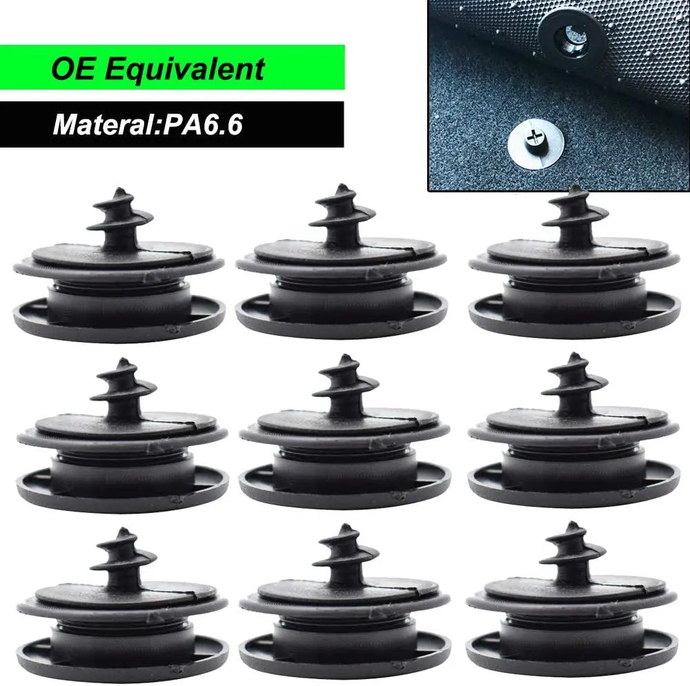 10pcs Universal Car Floor Mat Clips Retention Holders Grips Carpet Fixing Clamps Buckles Anti Skid Fastener Retainer Resistant