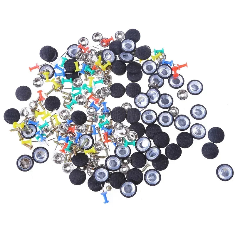 10/30/60Pcs Car Interior Roof Buckles Headliner Ceiling Cloth Fixing Screw Care Fabric Buckle Rivets Retainer Cap Repair Tools