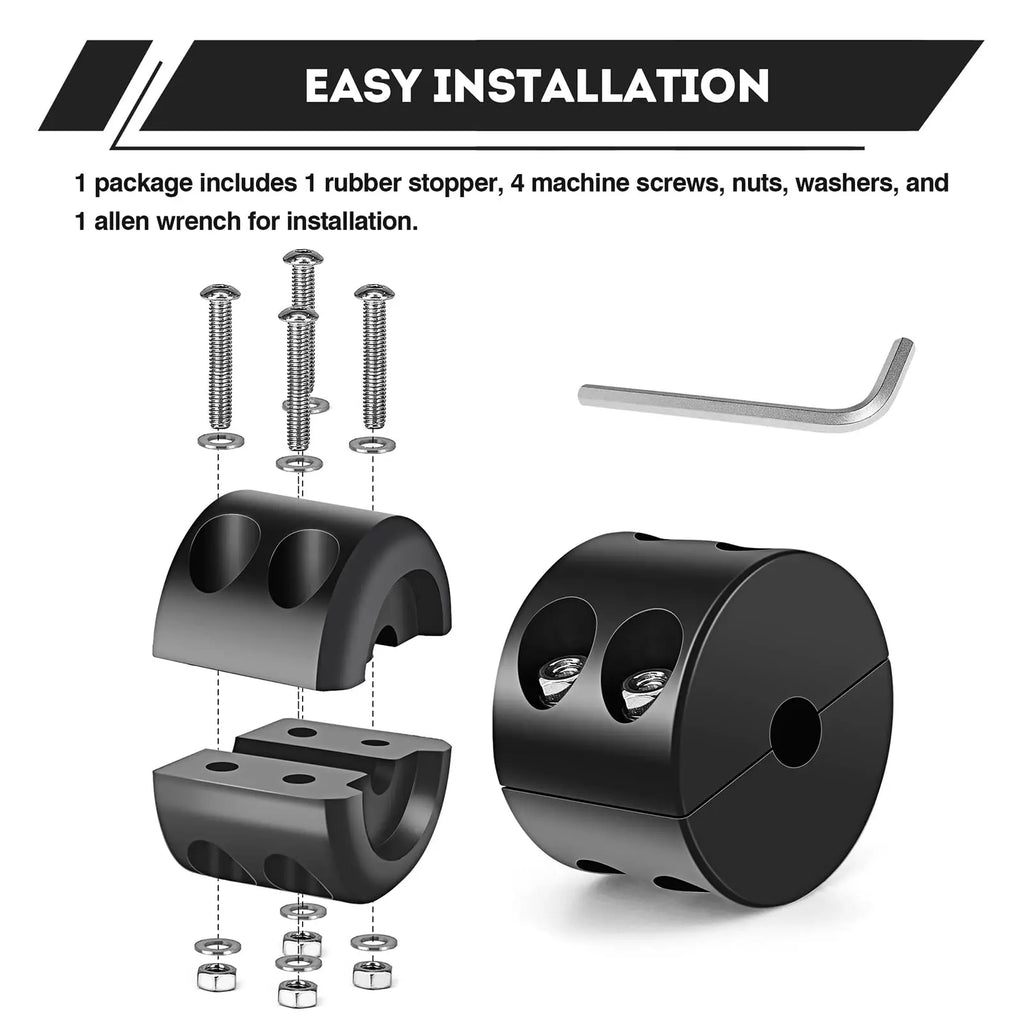 Winch Stopper for Cable Truck UTV ATV Rubber Winch Cable Stopper Universal Winch Cable Hook Stopper Rubber Winch Rope Line Saver
