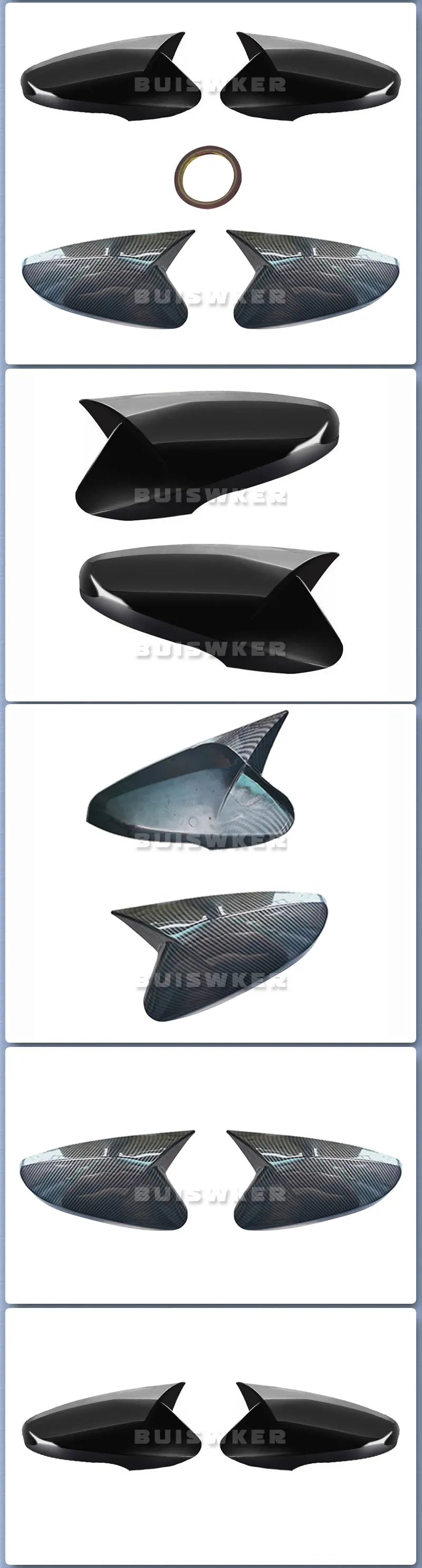 Car styling Exterior Rearview Mirror Cover Trim For Hyundai Elantra Veloster 2011-2015 Original cover with turn signal model