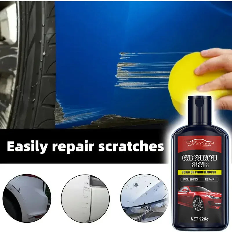 Nano Brilliant Car Scratch Remover and Polish Kit - Scratch repair wax for swirls, scratches, and minor paint damage