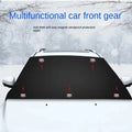 Magnetic car snow shield Car sun shield Thickened frost protection and sun protection car cover
