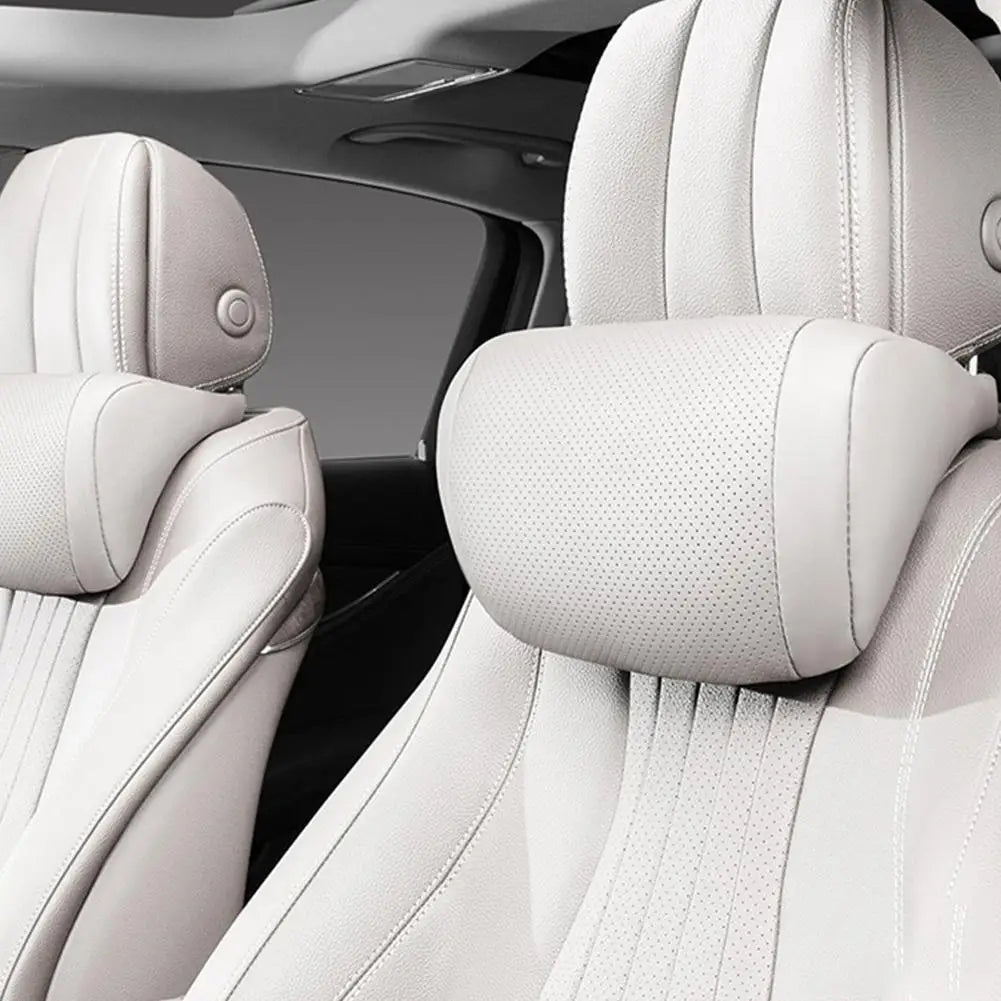 1/2Pcs 3D Car Neck Pillow Car Seat Headrest Pillow Auto Memory Cotton Protector Cushion For Universal Travel Car Head Support