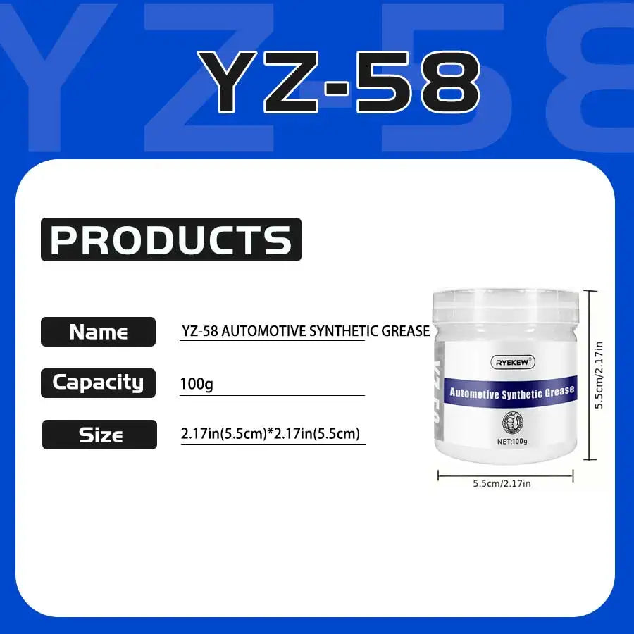 Car Sunroof Track Lubricating Grease 100g White Car Lubricant Oil Grease Mechanical Maintenance Door Abnormal Noise Antirust Oil