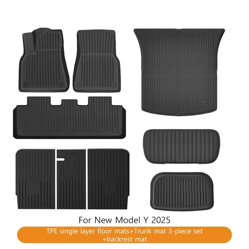 Floor Mats for New Model Y 2025+ Juniper Trunk Mats Waterproof All Weather Liner Anti Slip for New Model Y Car Accessories