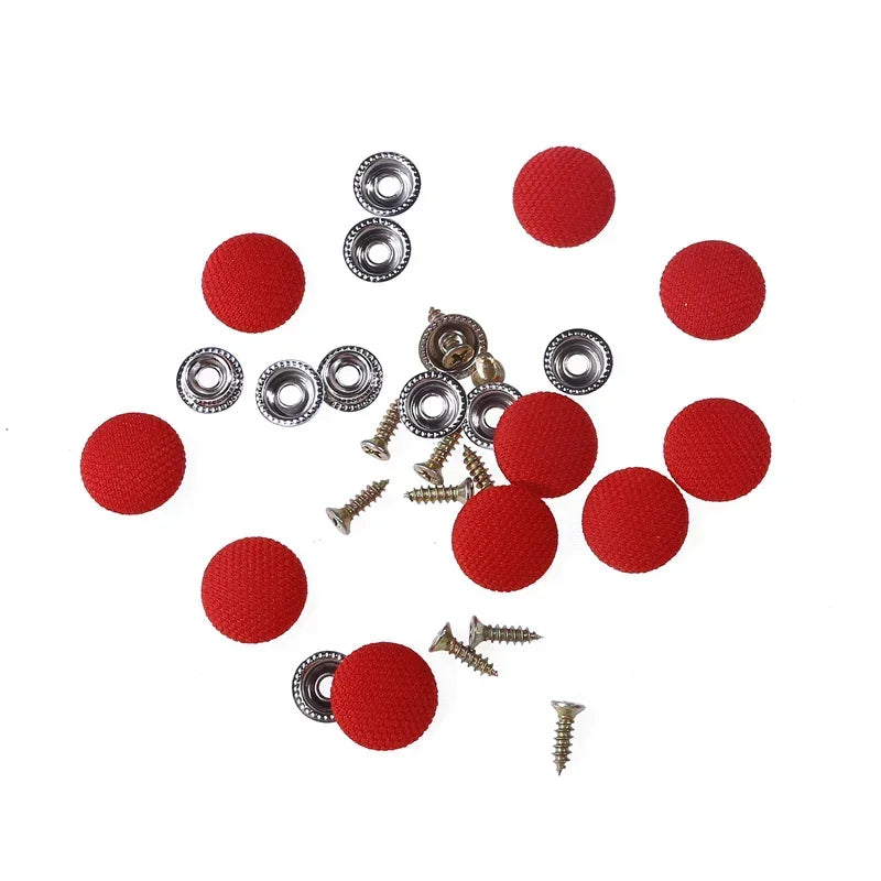 10/30/60Pcs Car Interior Roof Buckles Headliner Ceiling Cloth Fixing Screw Care Fabric Buckle Rivets Retainer Cap Repair Tools