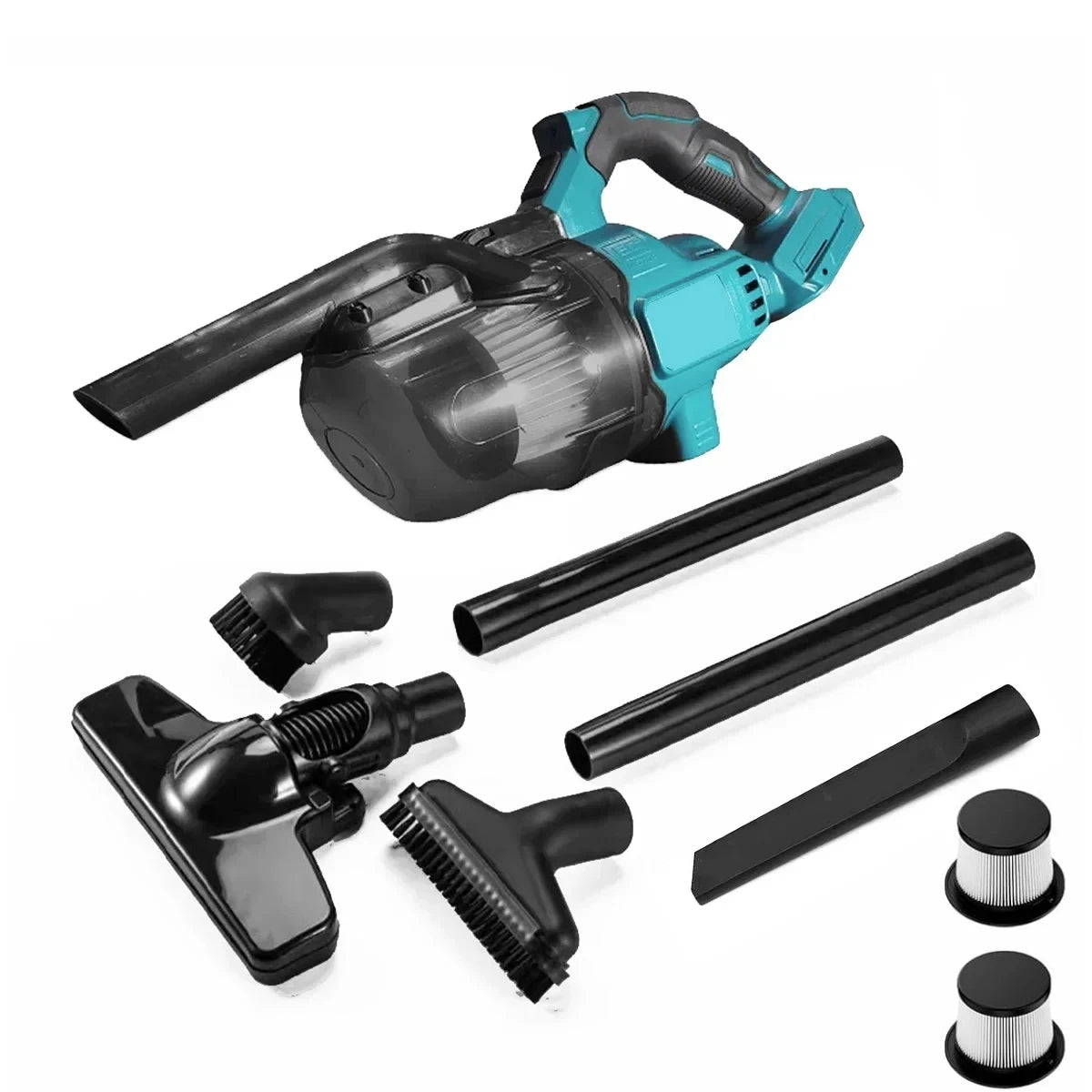 Electric Car Dust Cleaner Portable Cordless Vacuum Household Vacuum Cleaner For Makita 18v Battery With 3 Nozzles 2 Filter