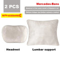 Car Headrest Neck Support Seat / Maybach Design S Class Soft Universal Adjustable Car Pillow Neck Rest Cushion High Quality