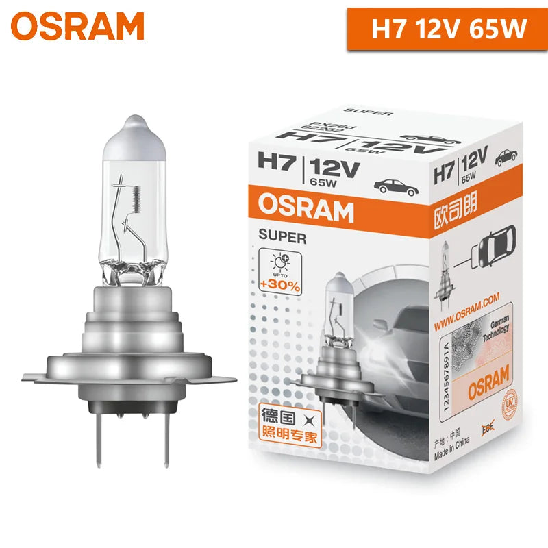 OSRAM Original H1 H4 H3 H7 12V 55W 65W 100W Yellow Light Standard Lamp 3200K Headlight Fog Lamp Car Halogen Bulb OEM Quality 1X