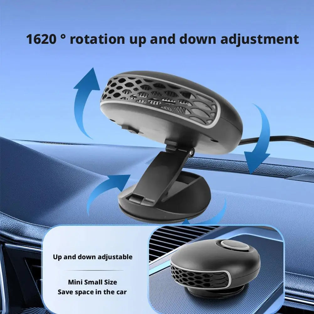 12V 24V Car Heater Fan 150W Electric Cooling Heating Auto Windshield Defroster Defogging Demister Anti Fog Heater For Car Fan