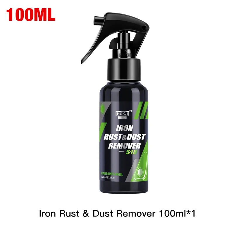 Car Paint & Wheel Iron Particles Powder Rust & Dust Remover Auto Rim Metal Multi-Purpose Cleaning Spray HGKJ S18