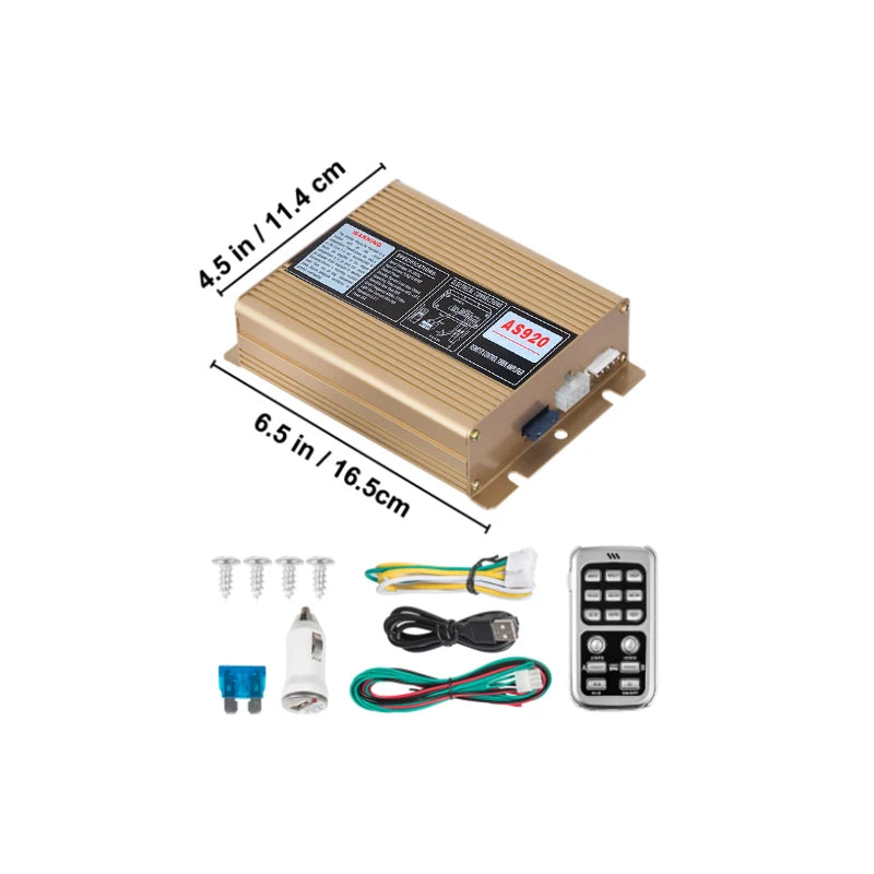 200W police car ambulance alarm, car mounted loudspeaker, whistle horn, wireless multi tone remote control, raised sound for res