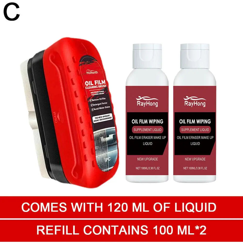 Automotive Glass Oil Film Remover Shining Mouse Windshield Cleaning Strong Decontamination Anti-fog And Rainproof Car Cleaner